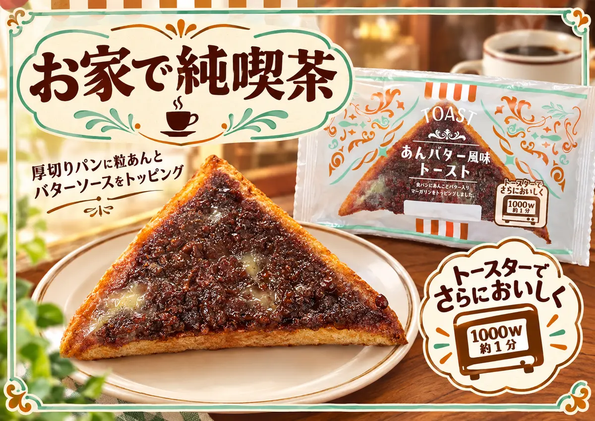 あんバター風味トースト
