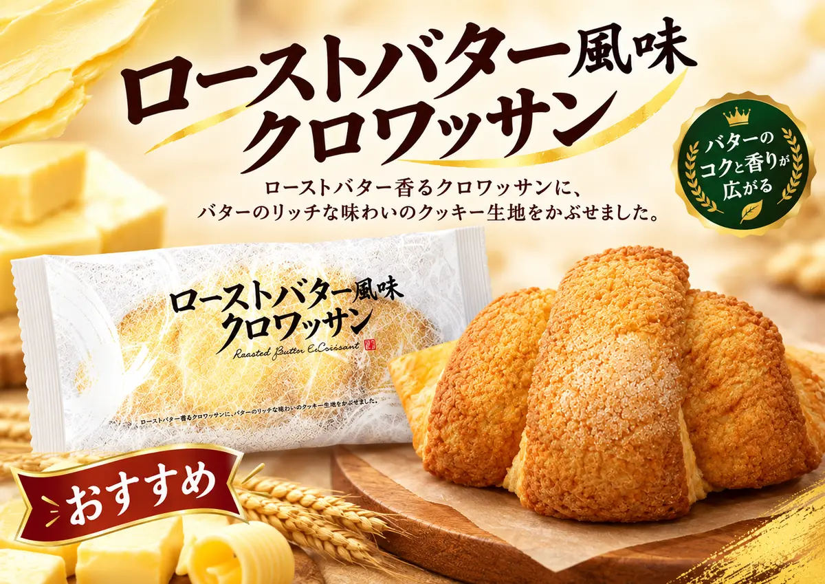 ローストバター風味クロワッサン